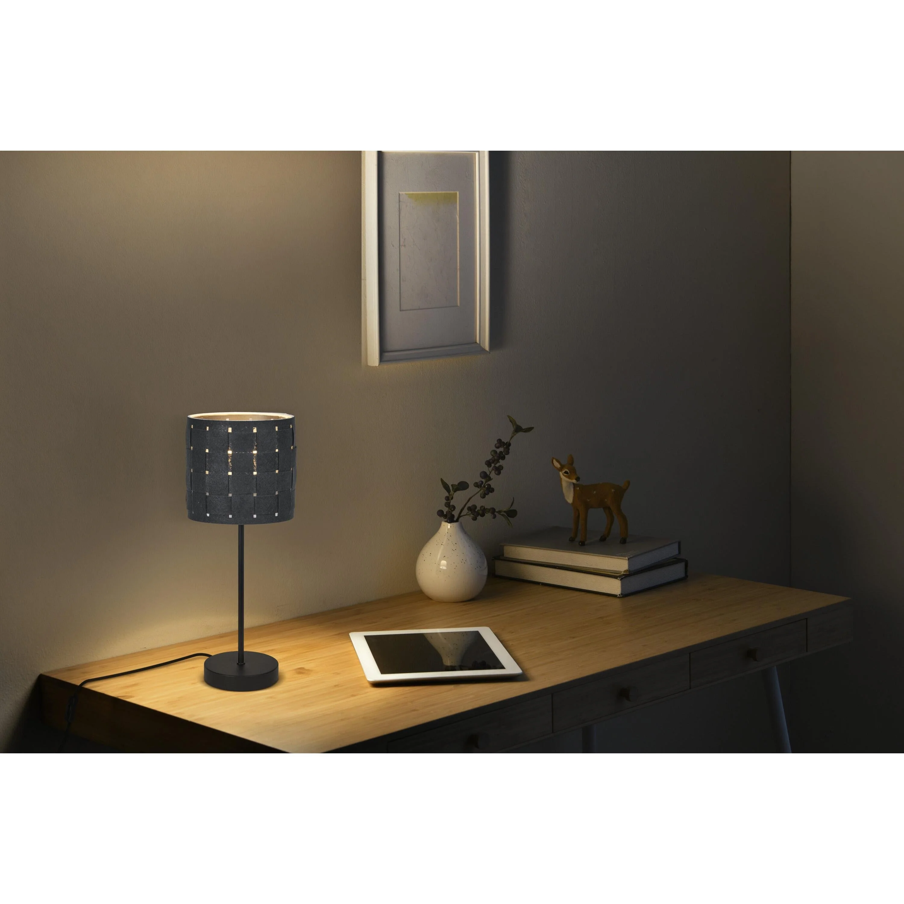 Lampada da tavolo LEDVANCE DECOR Decor Felt Weaving Stand grigio, E14 - Image 6