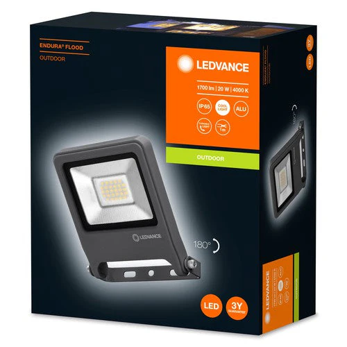 LEDVANCE ENDURA® FLOOD Bianco Freddo 20 W 4000 K DG - Image 3