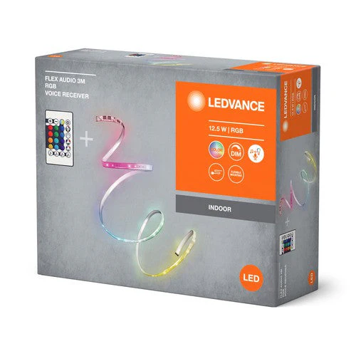 LEDVANCE FLEX AUDIO 3M striscia LED VR RC, bianco, 10W, 120lm - Image 3