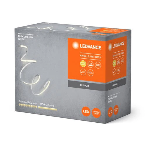 LEDVANCE FLEX COB 1.5M striscia LED, gialla, 8W, 600lm - Image 3