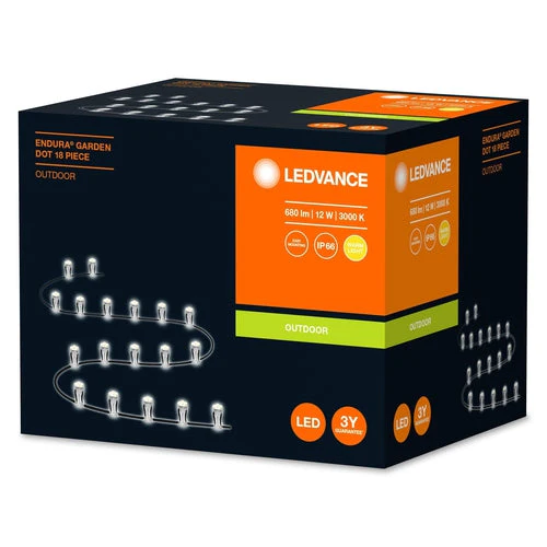LEDVANCE ENDURA® Lampada da giardino Garden Dot LED per terreno 18er 12W / 3000K Bianco caldo Base - Image 3