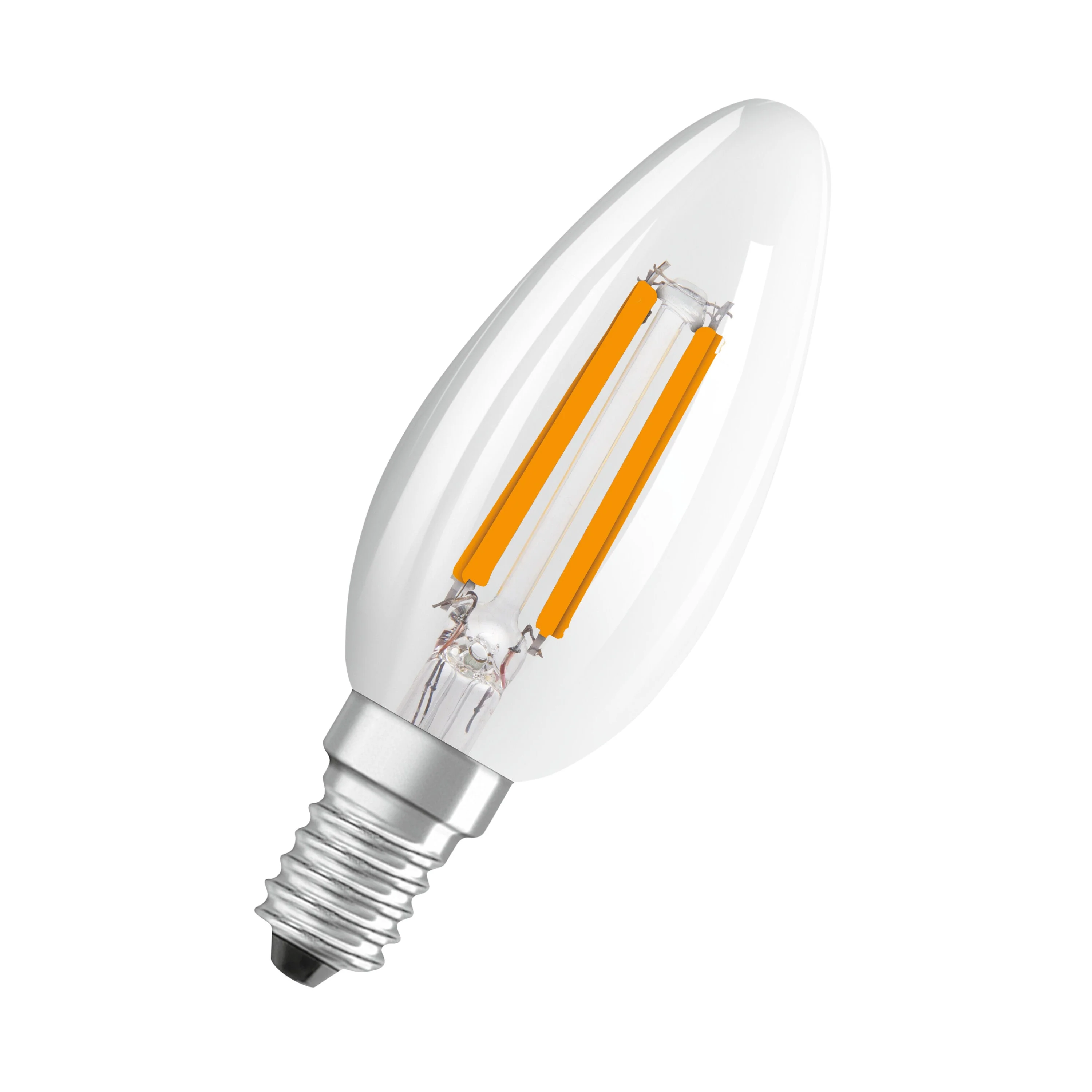 OSRAM lampadina a candela LED + filamento EEK A, E14, 1.2W, 255lm, bianco freddo - Image 2
