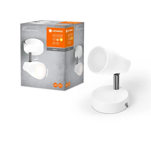 LEDVANCE LED SPOT PEAR Spot da soffitto a montaggio superficiale, bianco, 4.3W, 210lm