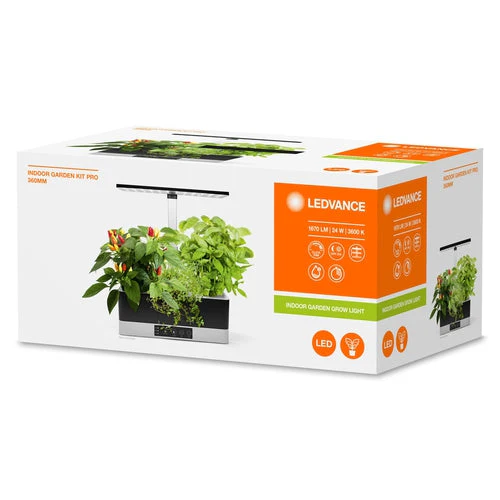 LEDVANCE Kit Giardino Interno PRO Sistema di Germinazione 36cm incl. Luce per Piante 220…240V 24W / 3600K - Image 3