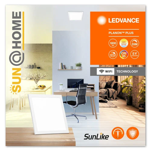 LEDVANCE Wifi SUN@HOME PLANON PLUS lampada da soffitto 30x30cm 20W / 2200-5000K - Image 4