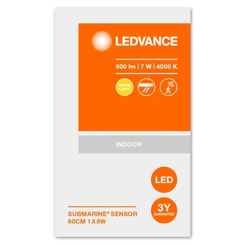 LEDVANCE SUBMARINE SENSOR Lampada per ambienti umidi con sensore di movimento 60cm 8W / 4000K Bianco freddo - Image 4
