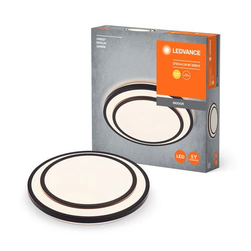 LEDVANCE ORBIS BERLIN Lampada da soffitto, nero, 24W, 2700lm