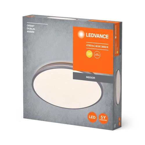LEDVANCE ORBIS DUBLIN lampada da soffitto, argento, 36W, 4150lm - Image 3
