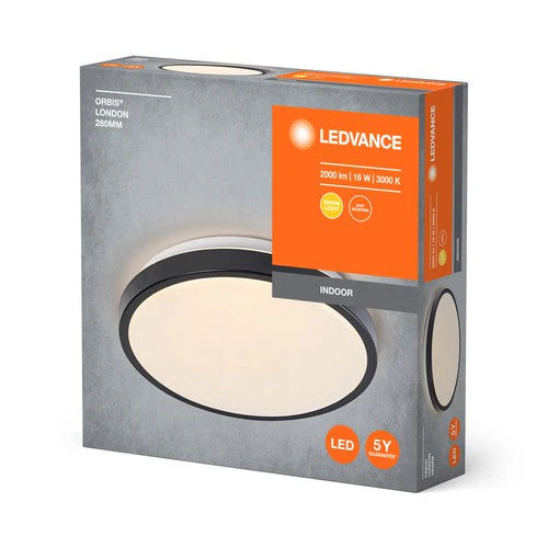 LEDVANCE ORBIS LONDON lampada da soffitto, nero, 16W, 2000lm - Image 3