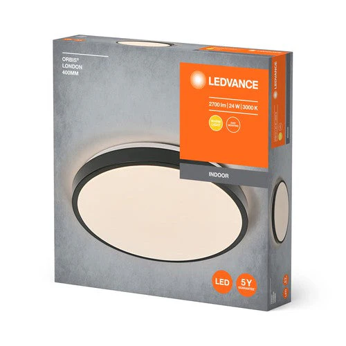LEDVANCE ORBIS LONDON lampada da soffitto, nero, 24W, 2700lm - Image 3
