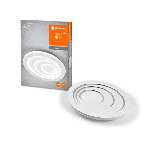 LEDVANCE ORBIS SPIRAL OVAL lampada da soffitto, bianca, 37W, 4000lm
