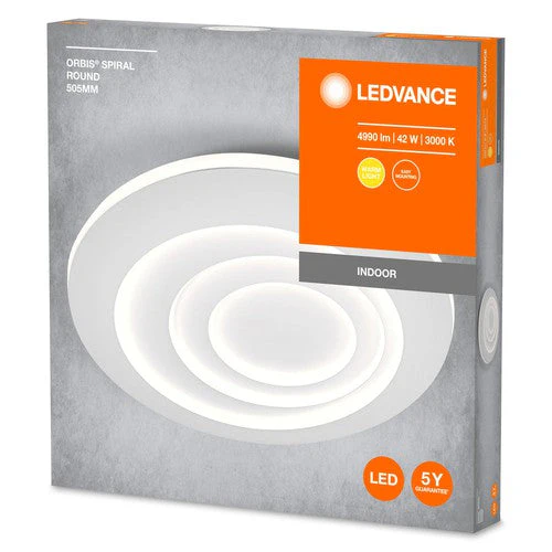 LEDVANCE ORBIS SPIRAL ROUND lampada da soffitto, bianca, 42W, 4000lm - Image 3