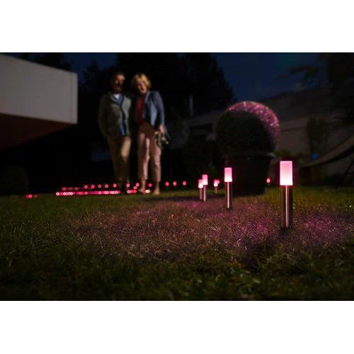 LEDVANCE Wifi SMART+ Lampione da Giardino Esterno LED multicolore RGBW espansione da 3 pezzi - Image 4