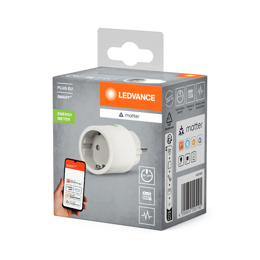 LEDVANCE Matter SMART+ Plug presa intelligente da interno, bianca - Image 3