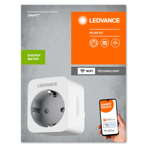 LEDVANCE Wifi SMART+ presa commutabile, incl. contatore di energia, compatibile con Google e Alexa - Image 3