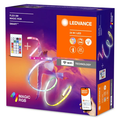 LEDVANCE SMART+ WIFI FLEX 5m striscia LED, bianco, 22W, 500lm - Image 3