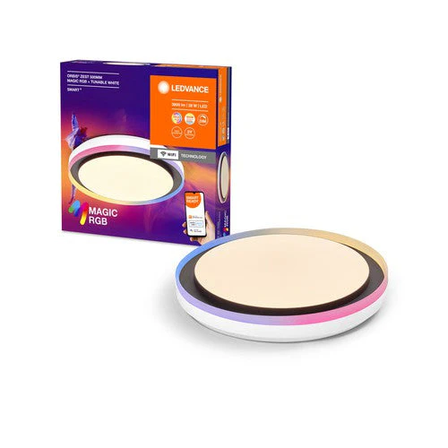LEDVANCE SMART + WIFI Magic lampada da soffitto, bianco caldo/freddo, 38W, 1050lm
