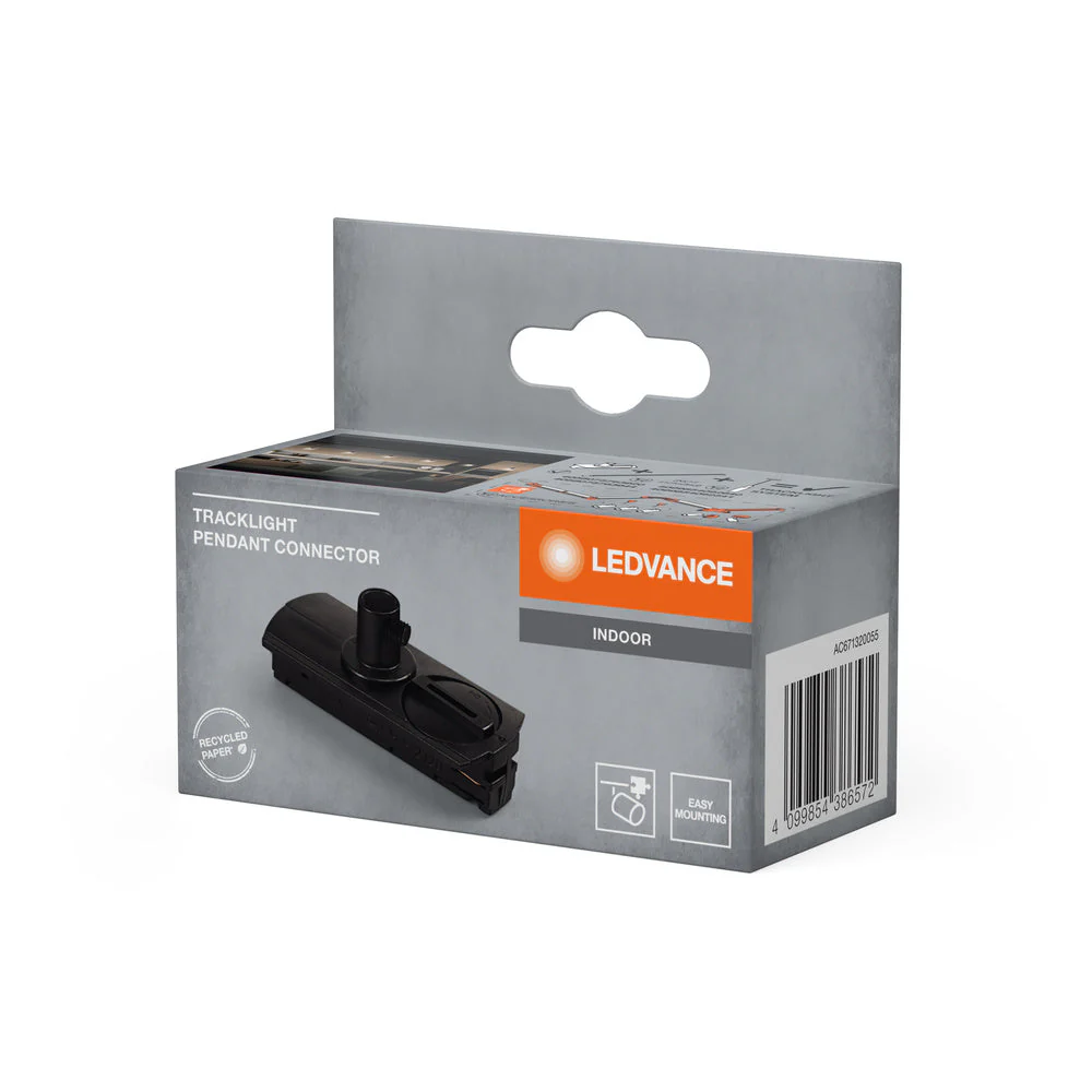 Adattatore LEDVANCE TRACKLIGHT per lampada a sospensione nero - Image 3