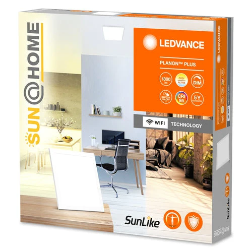 LEDVANCE Wifi SUN@HOME PLANON PLUS lampada da soffitto 30x30cm 20W / 2200-5000K B-Ware - Image 3
