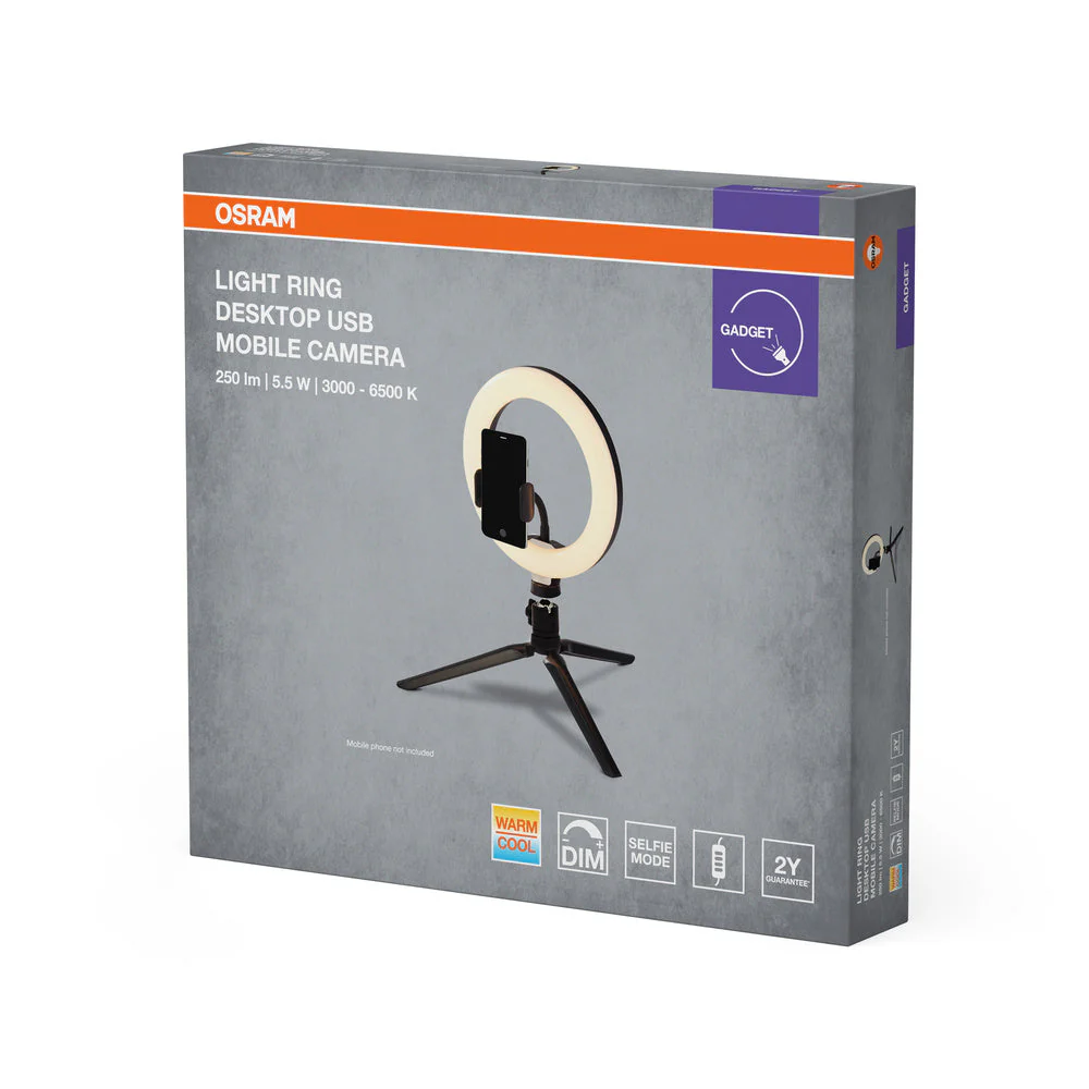 OSRAM Dimmabile Bluetooth LED Mobile Anello Luce per Fotocamera - Image 3