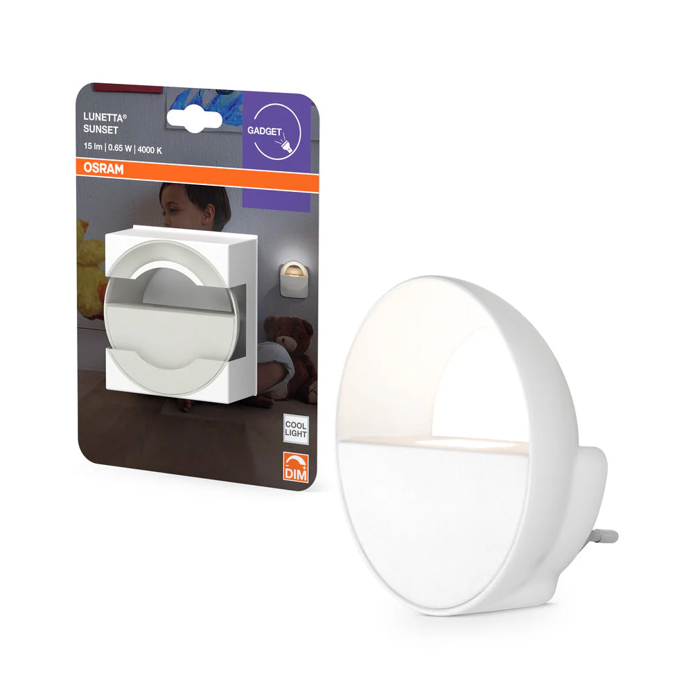OSRAM LUNETTA SUNSET LED luce notturna LED per presa 0,60W / 4000K bianco freddo