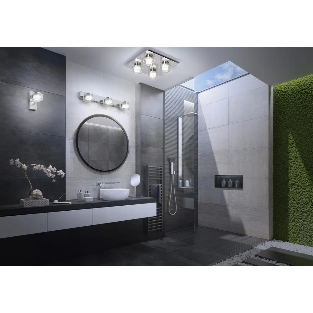 OSRAM ORBIS Fiamma Applique da bagno 5.5W Click CCT IP44 Cromo - Image 4