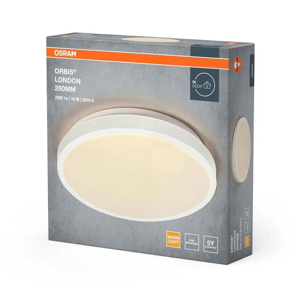 OSRAM ORBIS LONDON lampada da soffitto, bianca, 16W, 2000lm - Image 3