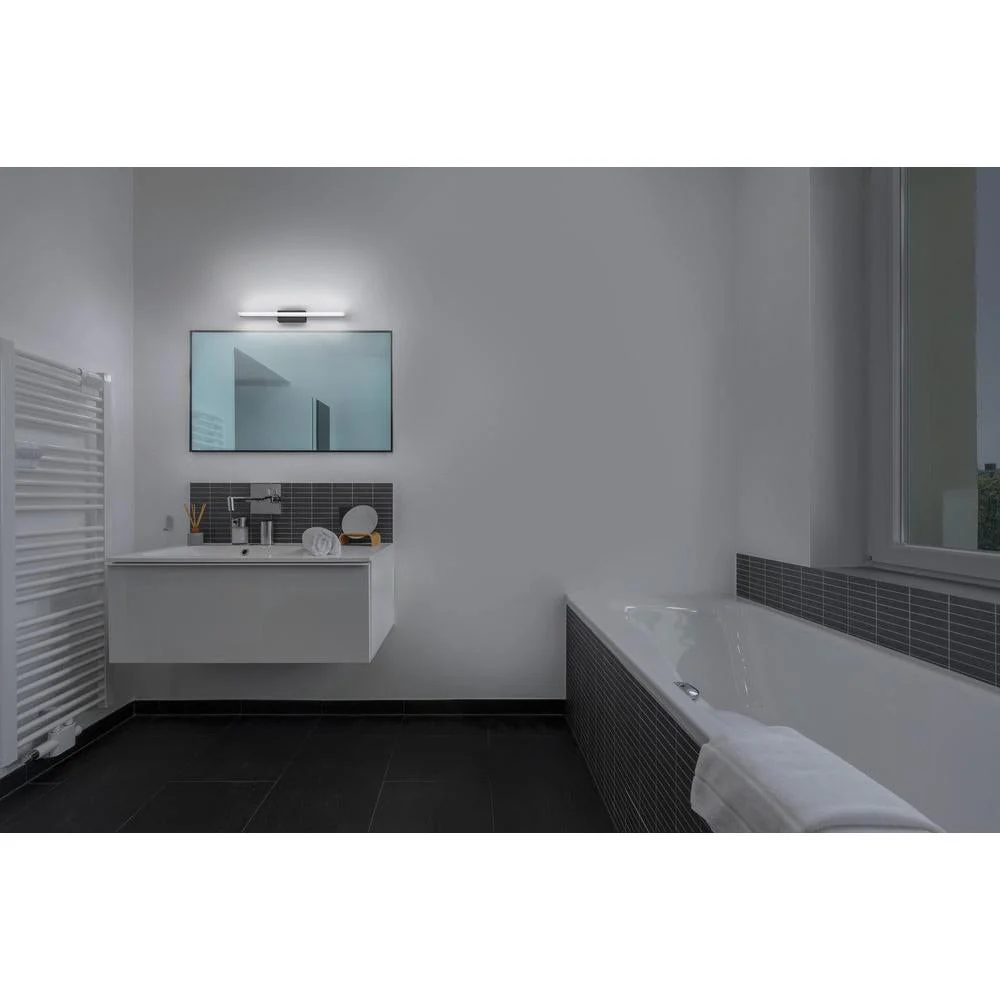 LEDVANCE Orbis Specchio Lampada da Specchio, Bagno, Click-CCT, 6.8W, 40cm, nero, IP44 - Image 4