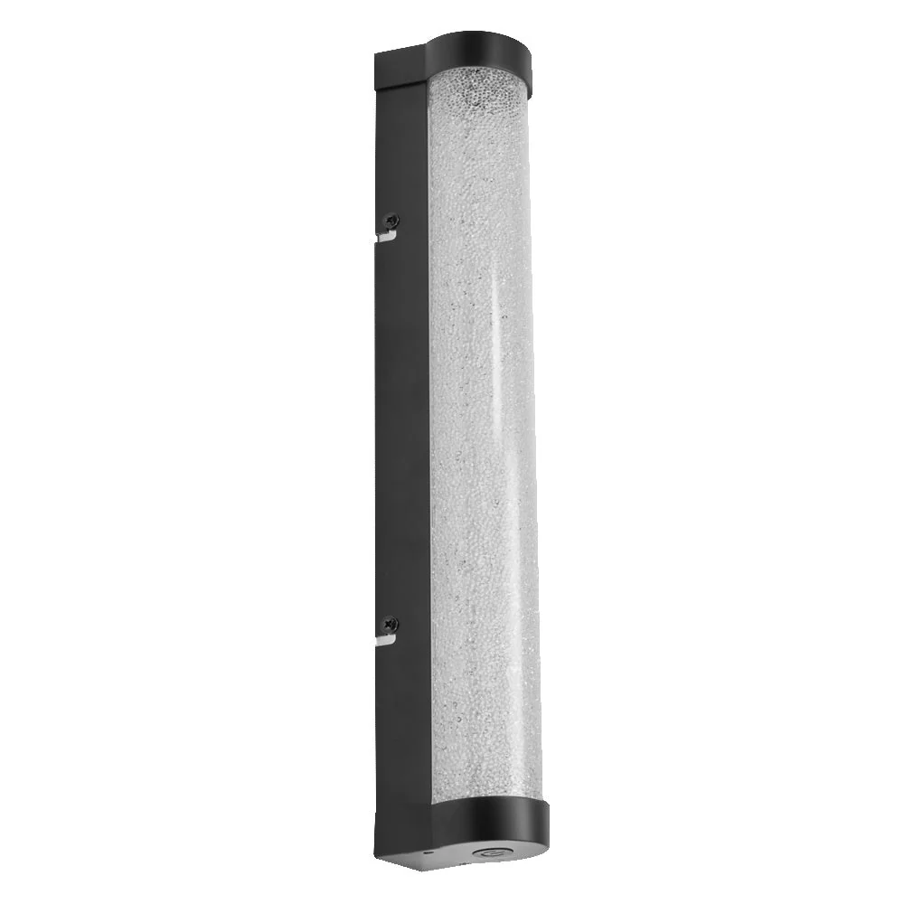 OSRAM ORBIS Tubo Specchio da bagno / Applique da parete Vetro a bolle 9W 40cm nero - Image 2