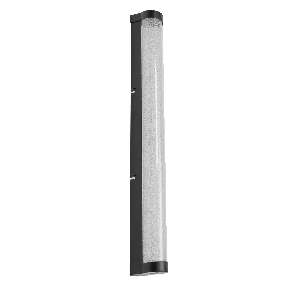 OSRAM ORBIS Tubo Specchio da bagno / Applique da parete Vetro a bolle 12W 60cm nero - Image 2