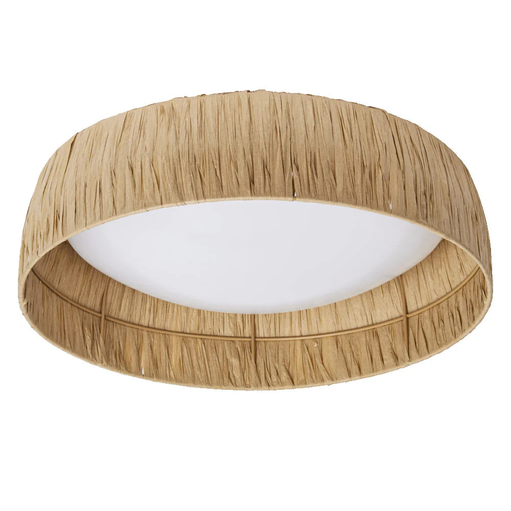 OSRAM DECOR Lampada a soffitto in carta di bambù marrone, 400mm, 18W - Image 3
