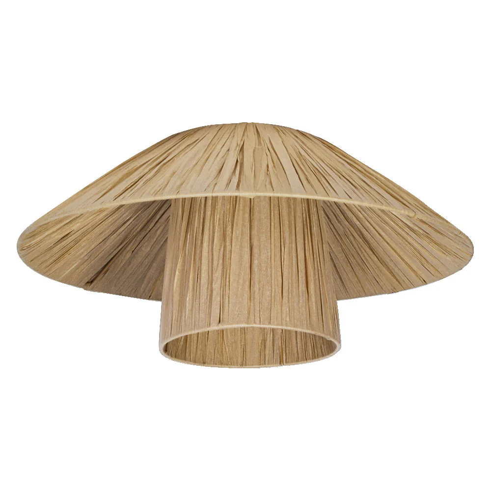 OSRAM DECOR Capanna di Carta di Bambù Lampada da Soffitto Marrone, 400mm, E27 - Image 3