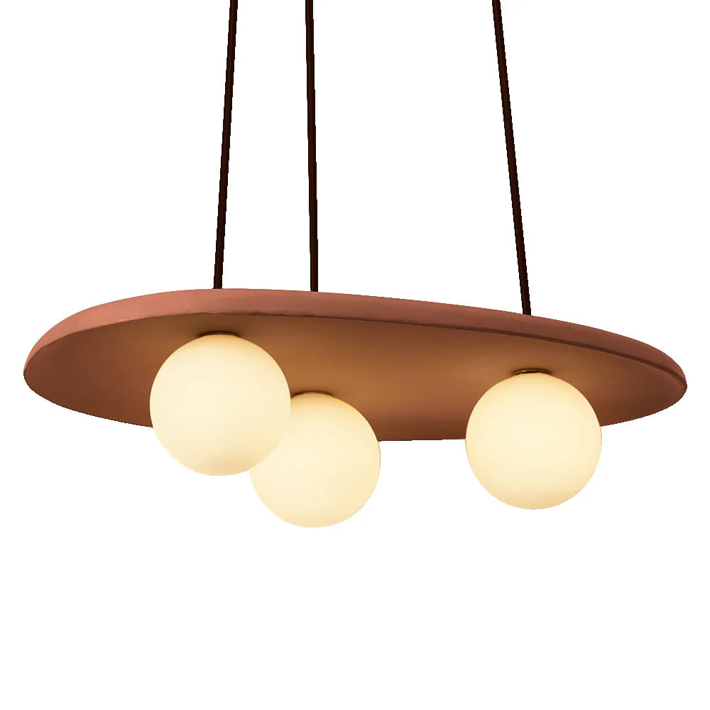 OSRAM DECOR Lampada a sospensione Nido di Argilla 3xG9 Marrone