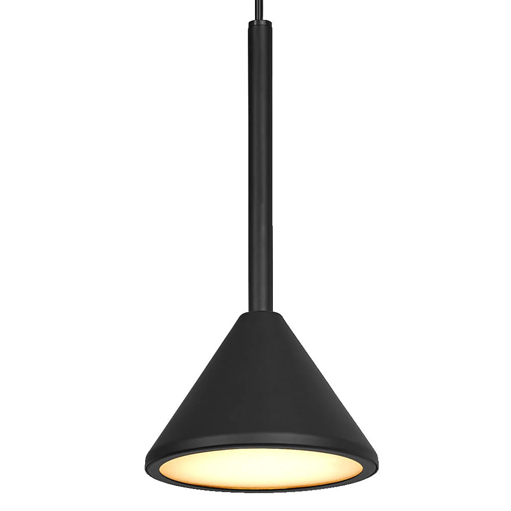 OSRAM DECOR Fuji 1X Lampada a sospensione Pendelleuchte 5W 930 Nero