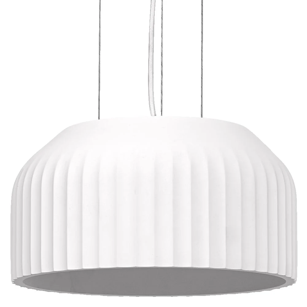 OSRAM DECOR Plaster Routes Lampada a sospensione Pendelleuchte 300 1xE27 Bianco - Image 3