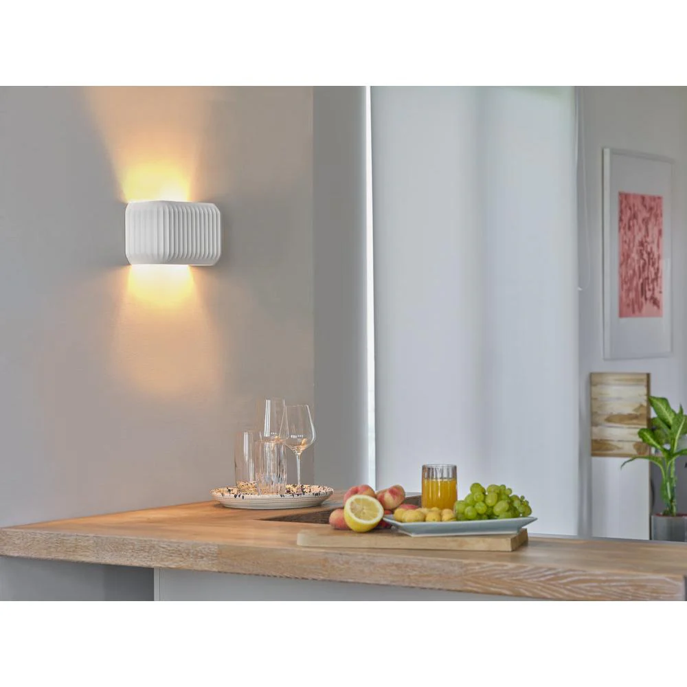 OSRAM DECOR Plaster Routes Applique da parete 250 1xE27 Bianco - Image 5