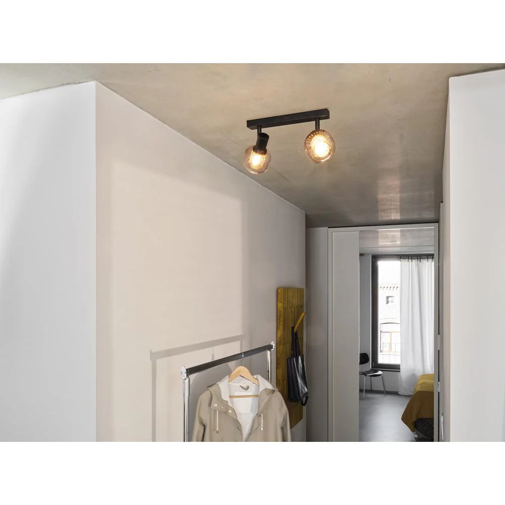 OSRAM DECOR Spot Firefly lampada da soffitto, lampada OSRAM inclusa, nero, 2 x 2.8W, E14 - Image 5