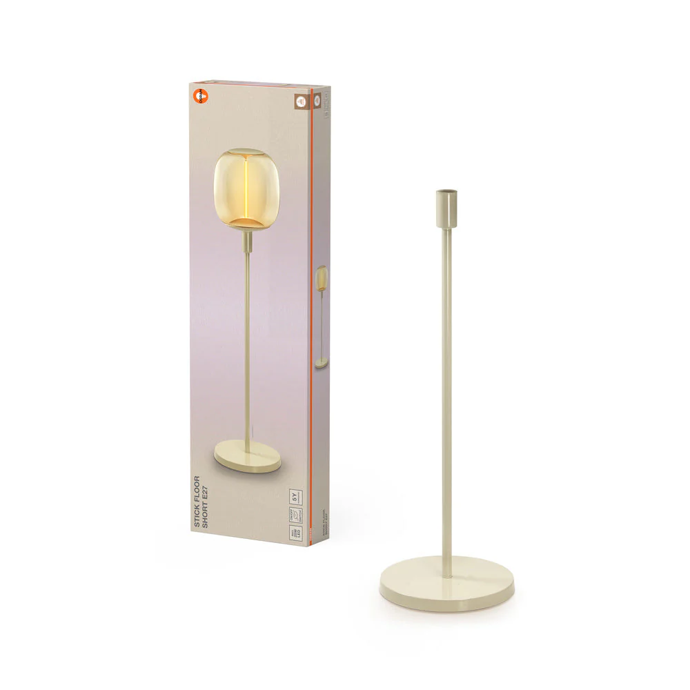 OSRAM Decor Stick Floor Beige Lampada da terra Short 78cm E27 - Image 2