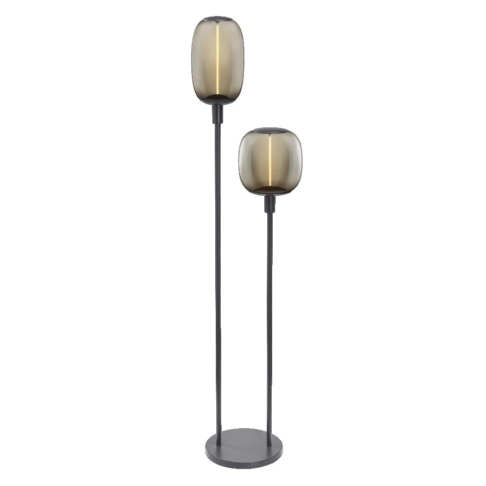 OSRAM Decor Stick Floor Dark Grey Lampada da terra 146cm 2x E27