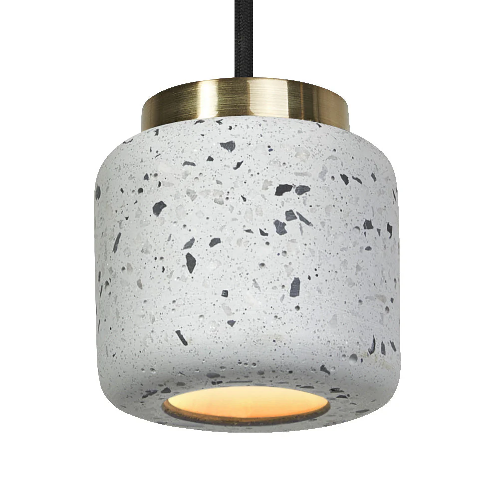 OSRAM DECOR Lampada a sospensione a sfera Terrazzo bianca, GU10