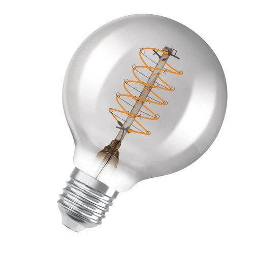 Lampade LED dimmerabili OSRAM, edizione vintage, ricambio da 30 watt, E27, G80, 1800 Kelvin, luce calda e confortevole, vetro trasparente, confezione singola - Image 2