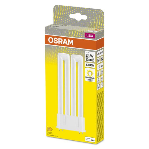 OSRAM DULUX LED-Lampada F24 EM, 12W, 1350lm, 3000K, Bianco caldo - Image 3