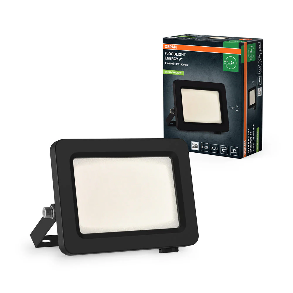 OSRAM FARETTI EFFICIENZA ENERGETICA Strahler, 10W, 4000K Grigio scuro