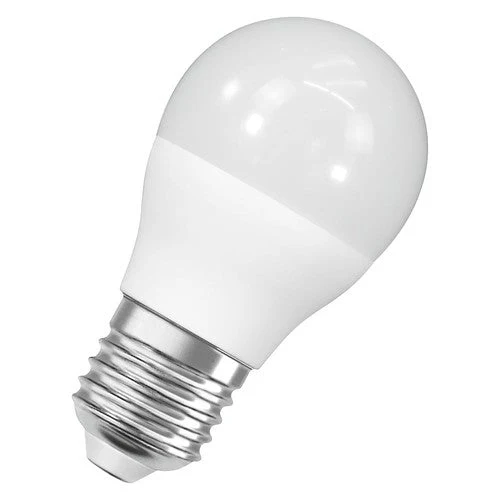 OSRAM lampade LED, forma classica miniball, sostituzione 60 watt, E27, forma P, 4000 kelvin, bianco freddo, opaco, confezione singola, E27 - Image 2