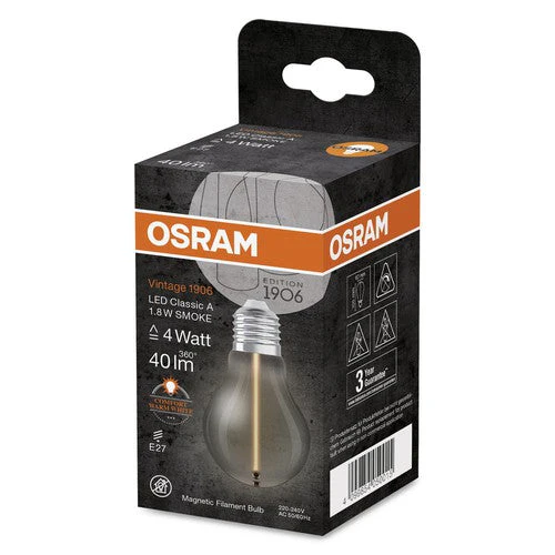 OSRAM Vintage 1906® Classica Lampadina LED, 1,8W, 40lm, Bianco caldo, E27 - Image 3