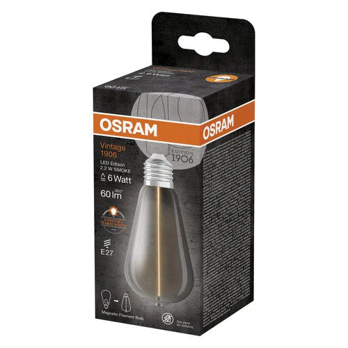 OSRAM Vintage 1906® Classica Lampadina Edison LED, 2,2W, 60lm, Bianco caldo, E27 - Image 3