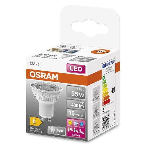 OSRAM LED SPOT PAR16 55 con tre colori di luce, 4,2W, 400lm - Image 3