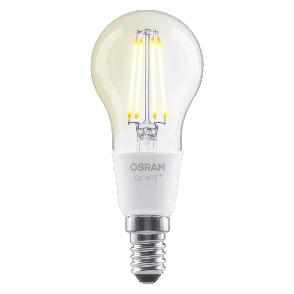 OSRAM Matter SMART+ lampadina LED intelligente, forma classica, 4W, 2700K, bianco caldo, E14 - Image 2