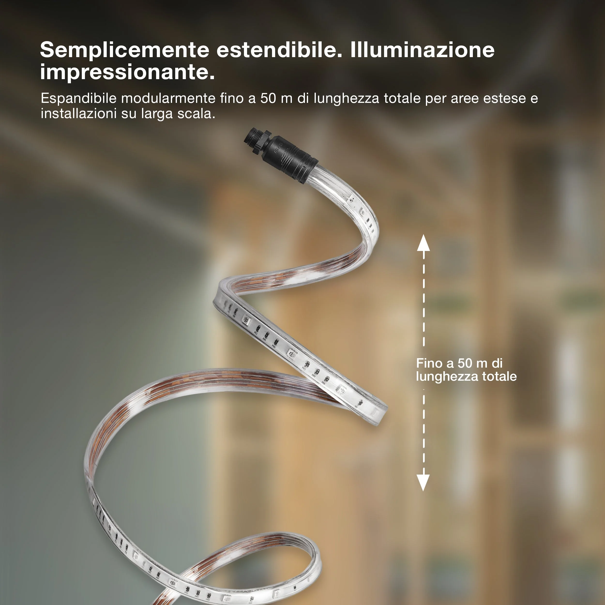OSRAM STRISCIA LED FLESSIBILE DA ESTERNO IP65 Bianco freddo 4000K 10M IP65 - Image 8