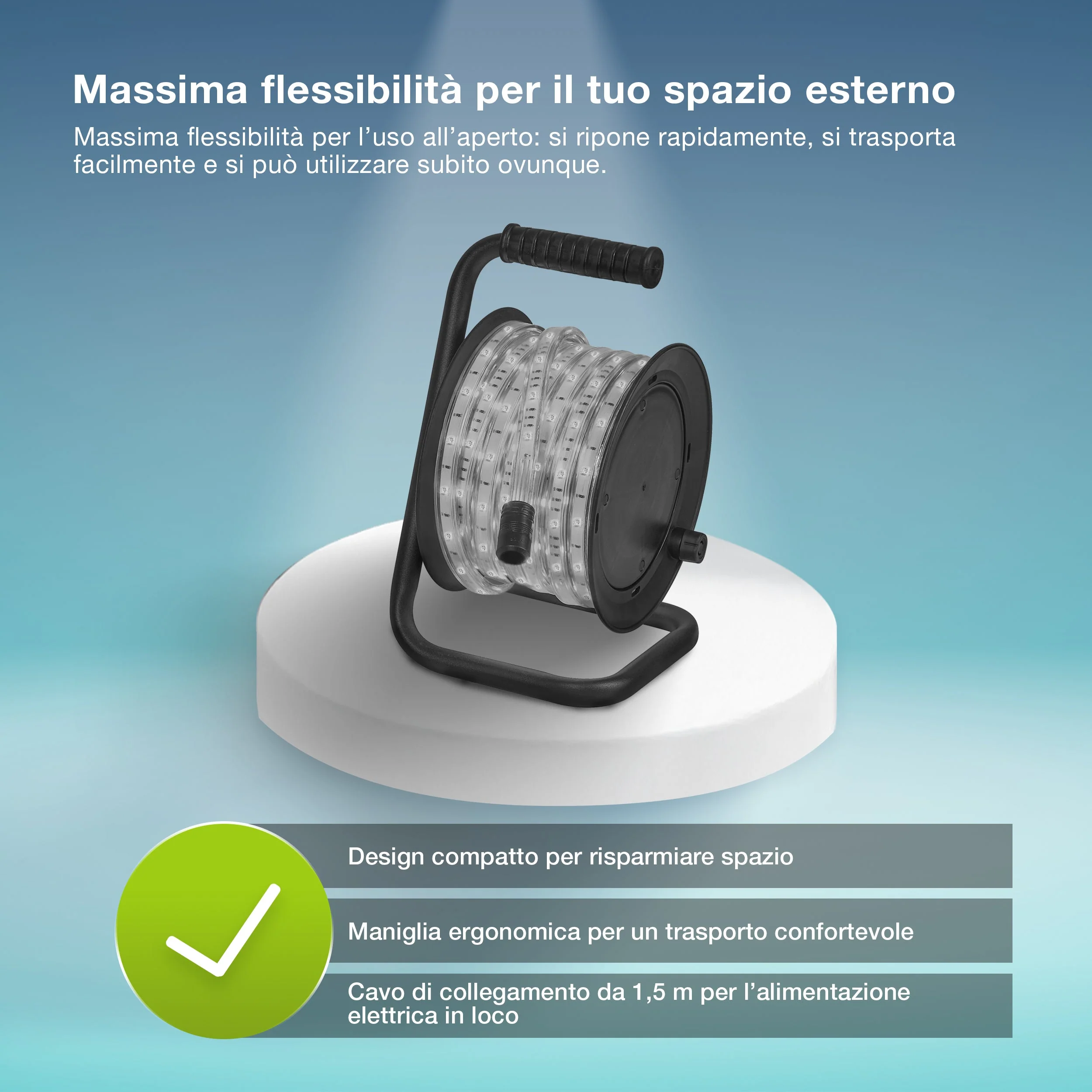 OSRAM STRISCIA LED FLESSIBILE DA ESTERNO RGB 20M IP65 TELECOMANDO - Image 5